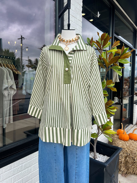 Charli Striped Blouse