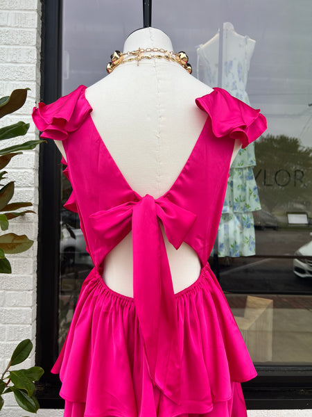 Micha Ruffle Maxi Dress