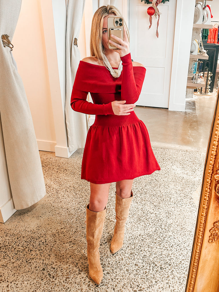 Wrapped In Red Dress