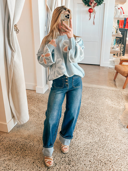 Picking Petals Sweater