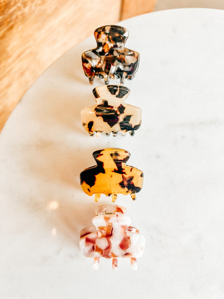 Mini Spotted Claw Clips