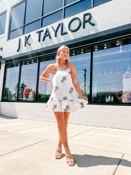 Palm Resort Dress