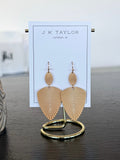 Tropical Leaf Earrings