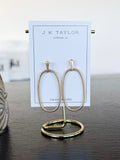 Shimmering Drop Earrings