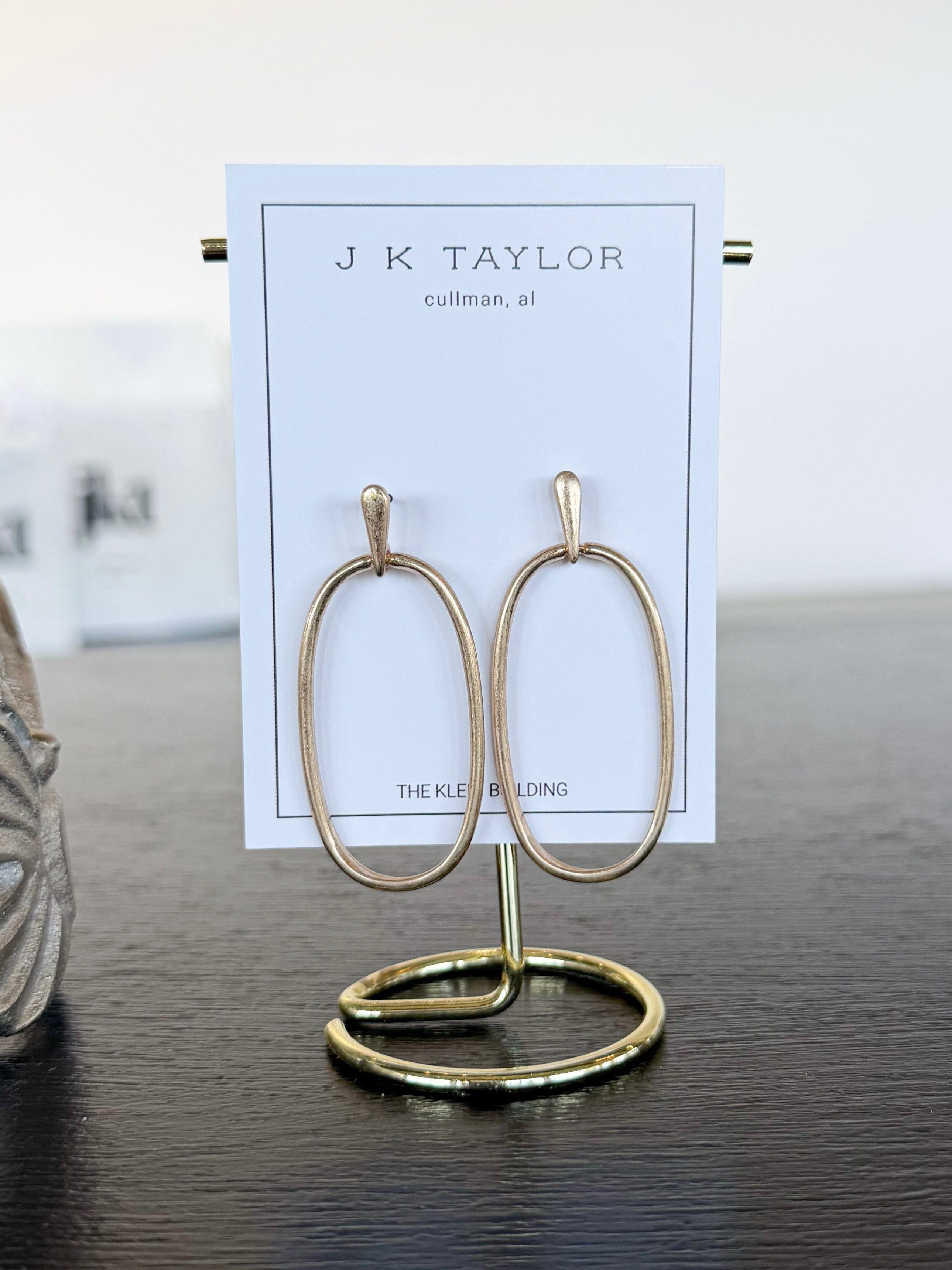 Shimmering Drop Earrings
