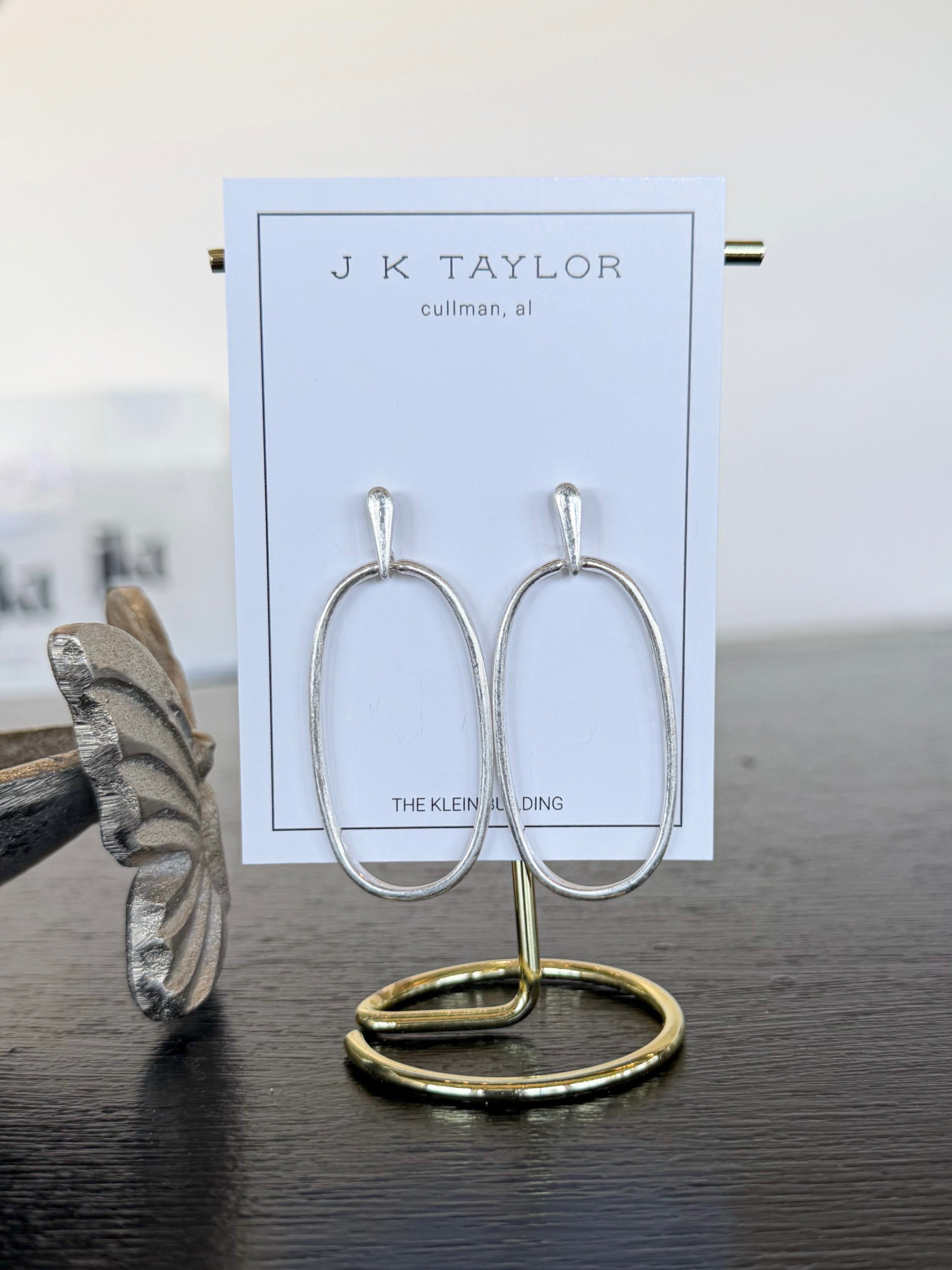Shimmering Drop Earrings