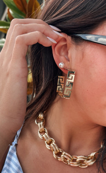 The Fendi and Fun Earring
