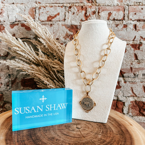 Susan Shaw Elephant Necklace