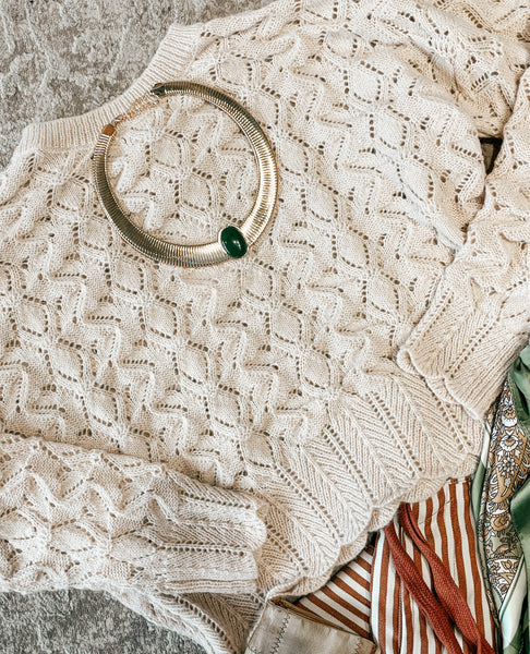 Snowy Morning Sweater