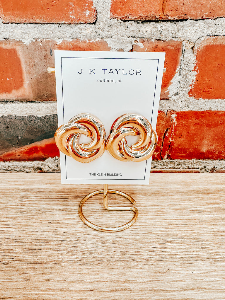 Triple Knot Earrings