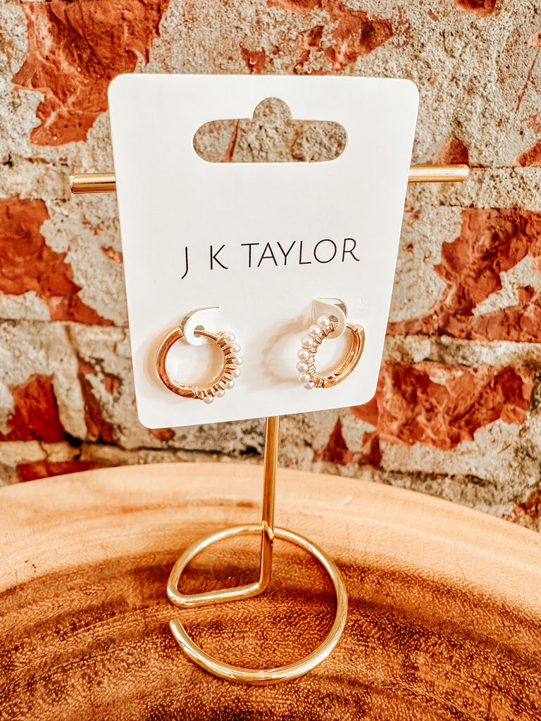 Mini Mother Of Pearl Earrings