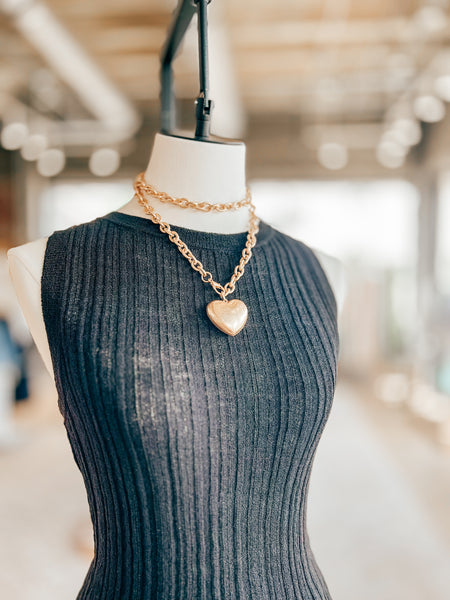 Golden Heart Necklace