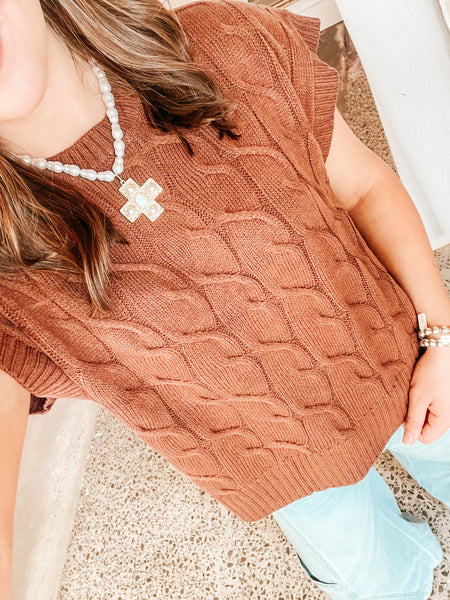 Falling Leaves Knit Top