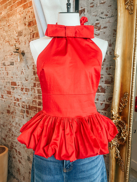 Holly Bow Top