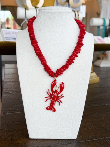 Red Lobster Necklace