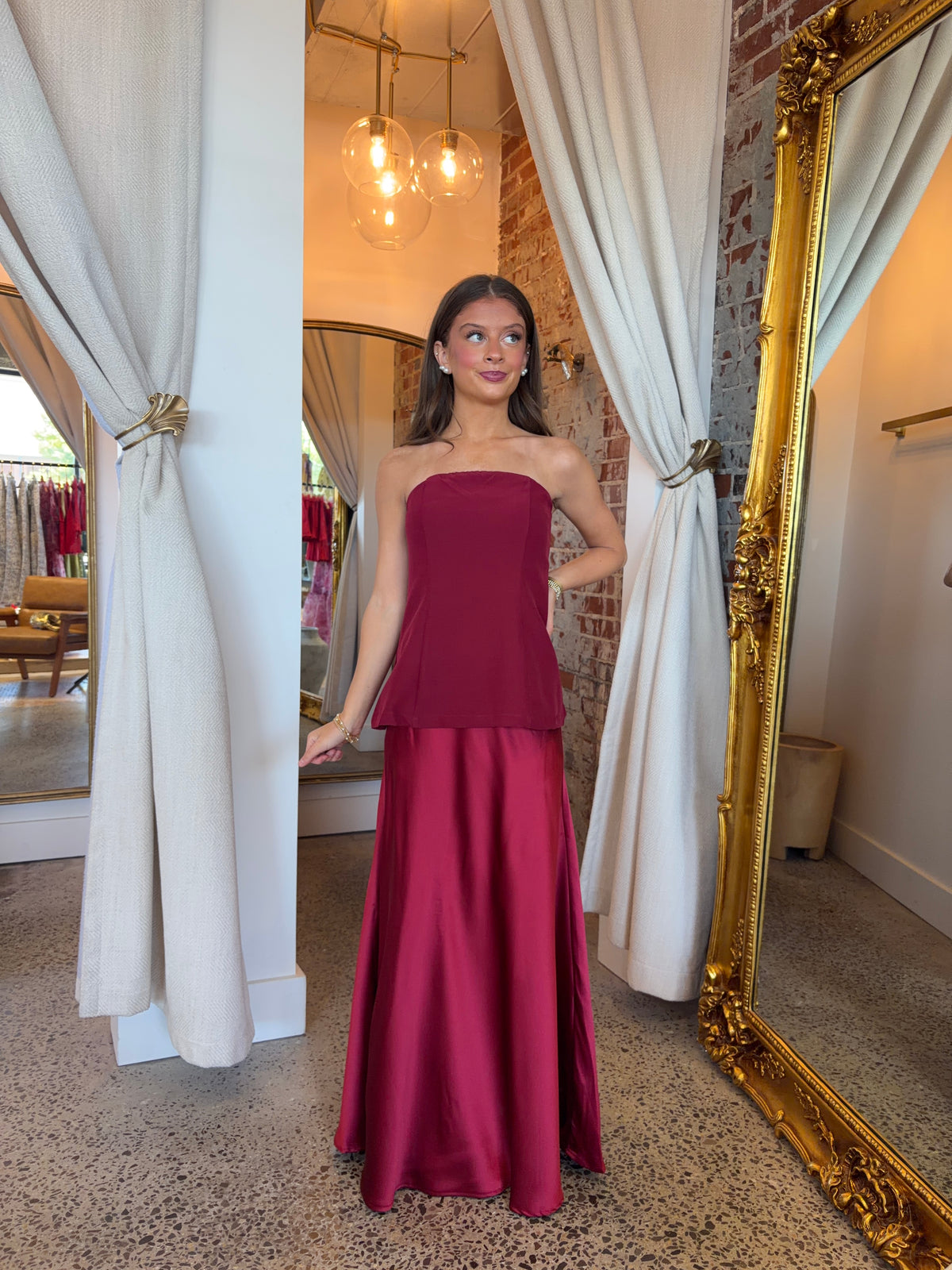 Sloane Satin Dress