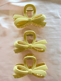 Yellow Bow Clip