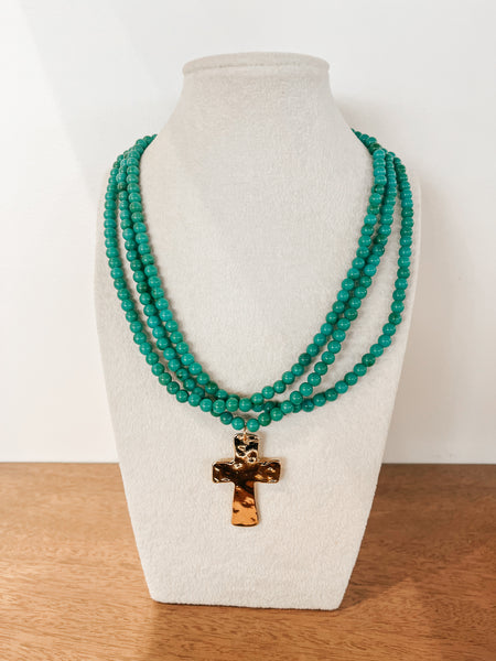 Golden Cross Necklace