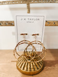 Golden Trinity Earrings
