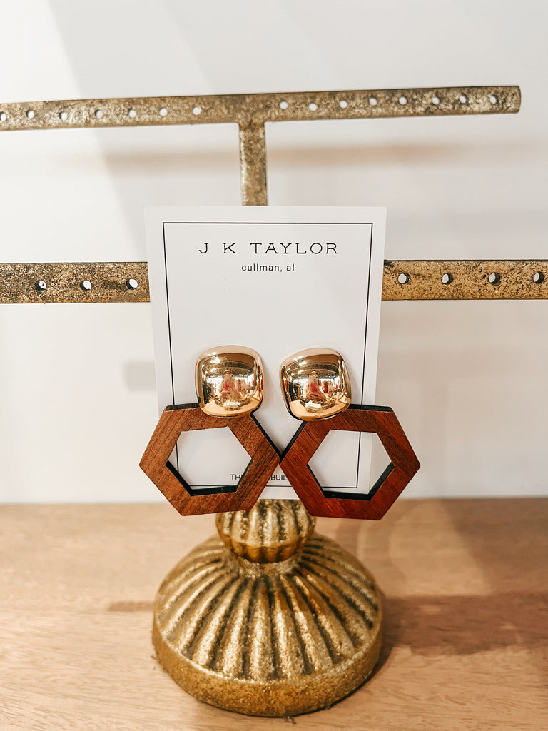 Wooden Wonders Earrings