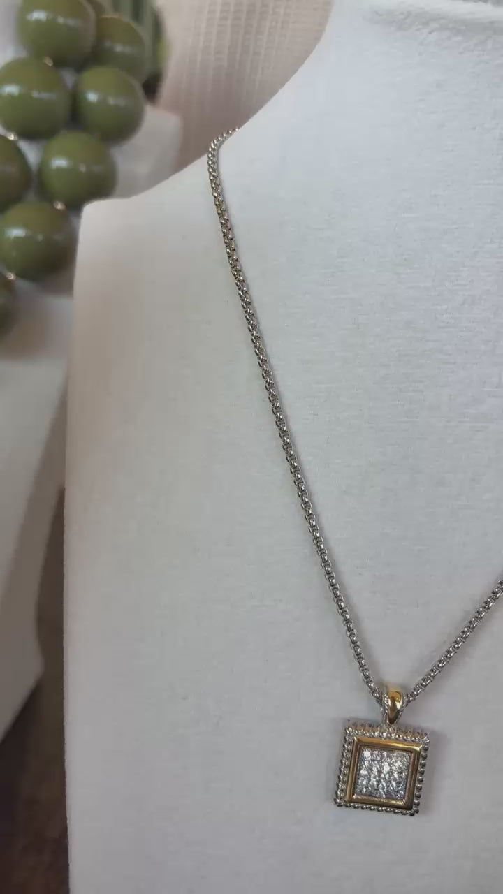 Golden Madison Pendant Necklace